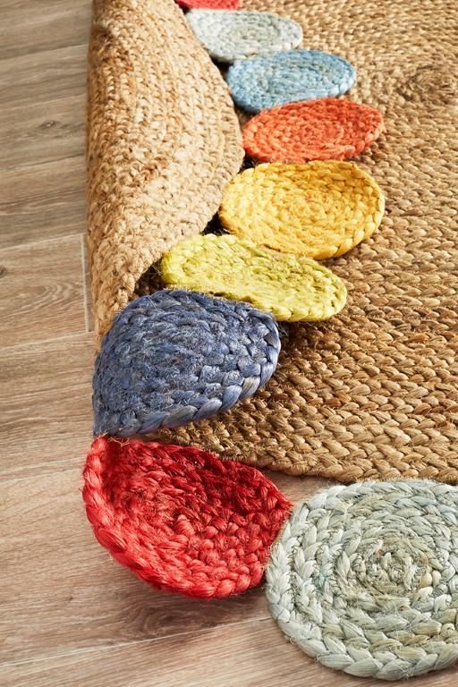 Atrium Round Tutti Multi Natural Jute RugATR-TUT-MULT-120X120Rugtastic
