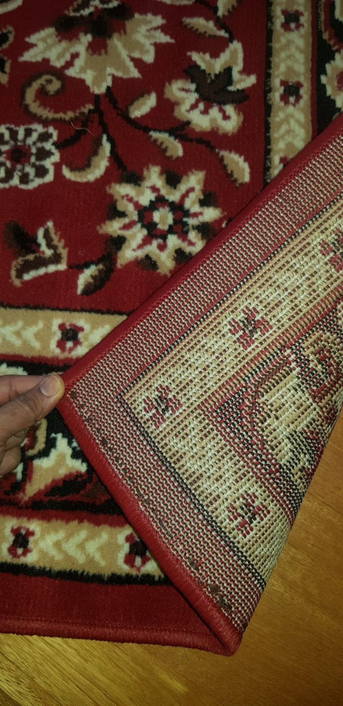 Ally 171127 Red Black Traditional RugA171127/216Rugtastic