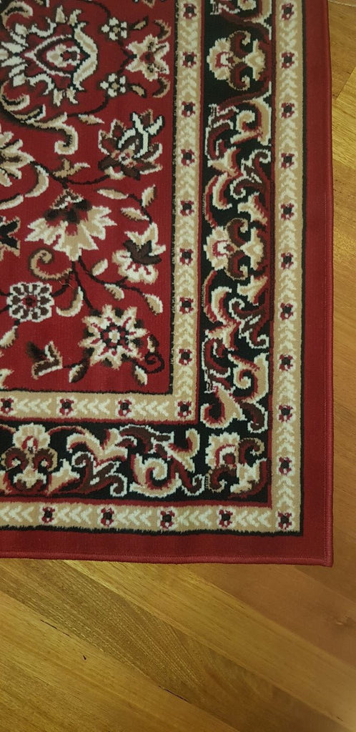 Ally 171127 Red Black Traditional RugA171127/216Rugtastic