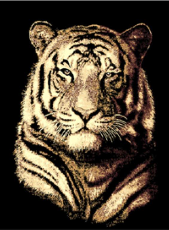Ally 24632 Wildlife Tiger HeadA24632/904Rugtastic