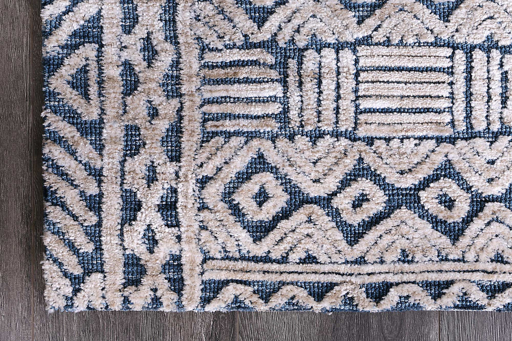 Amanda Tribal Blue RugAMRI160GLENBLUERugtastic