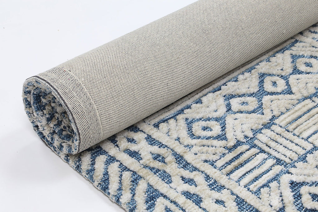 Amanda Tribal Blue RugAMRI160GLENBLUERugtastic