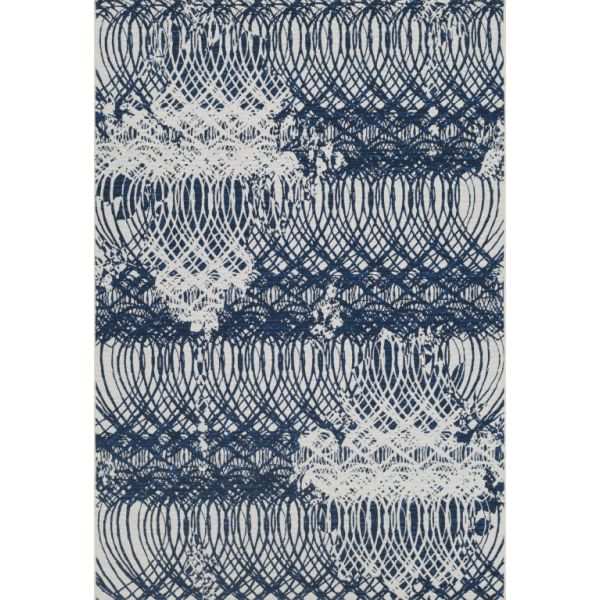 Amaze Asturias 128 Indoor Outdoor RugBAMAZ128B/NAVYWHTRugtastic