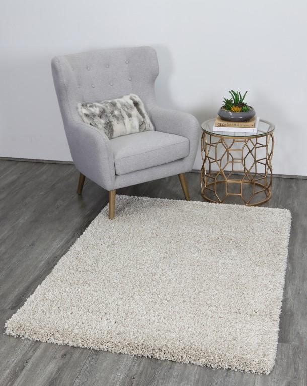 Augustina Plush Beige Shaggy RugAUST120550065Rugtastic