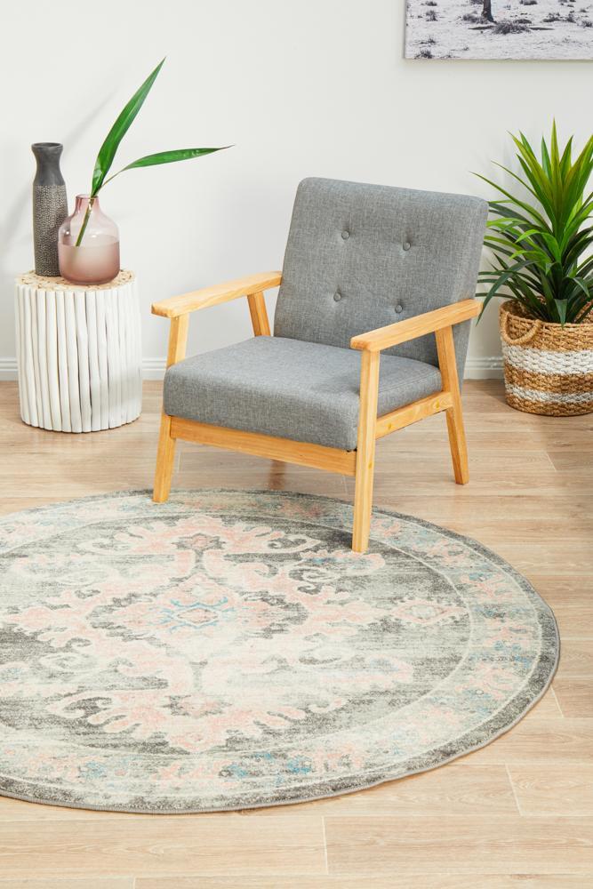 Avenue 701 Grey Round RugAVE-701-GREY-150X150Rugtastic