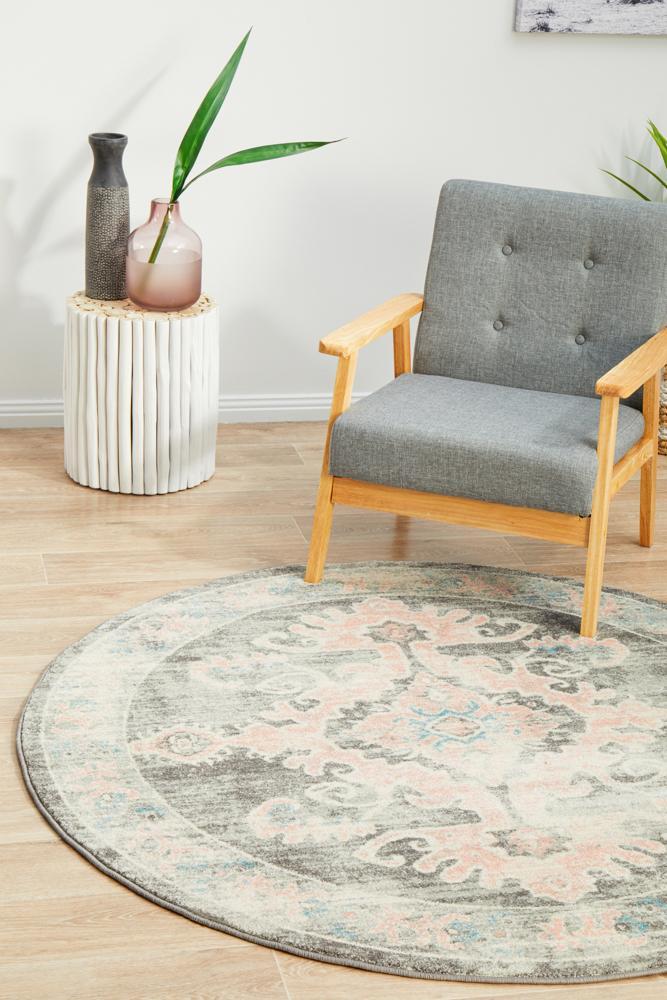 Avenue 701 Grey Round RugAVE-701-GREY-150X150Rugtastic