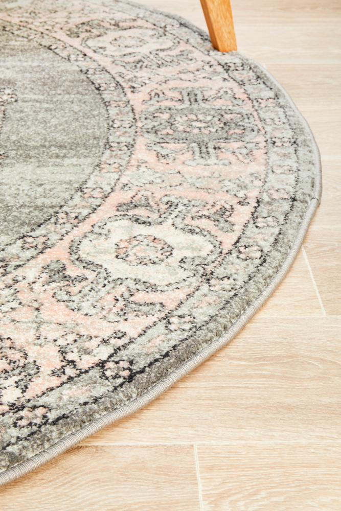Avenue 703 Grey Round RugAVE-703-GREY-150X150Rugtastic