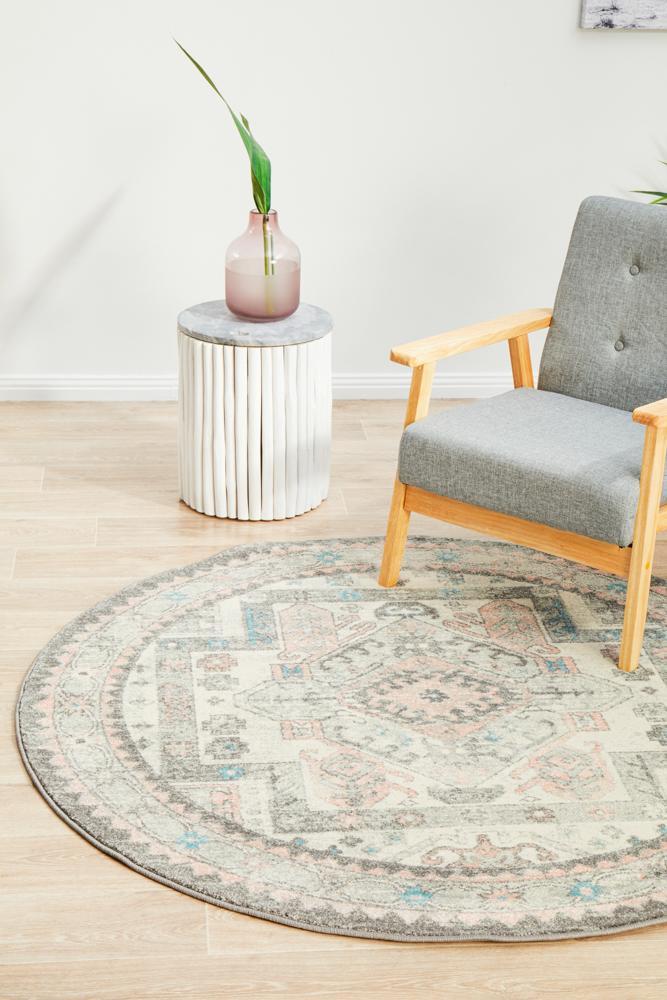 Avenue 704 Silver Round RugAVE-704-SIL-150X150Rugtastic