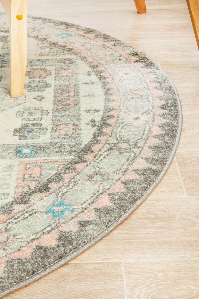 Avenue 704 Silver Round RugAVE-704-SIL-150X150Rugtastic