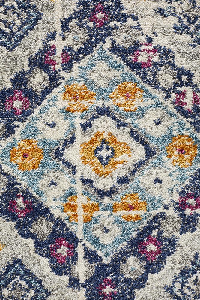 Babylon 203 White Round RugBLN-203-WHT-150X150Rugtastic