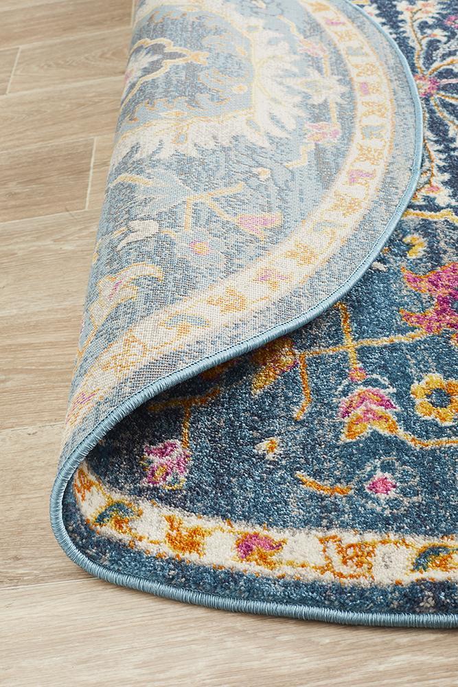 Babylon 209 Navy Round RugBLN-209-NAVY-150X150Rugtastic