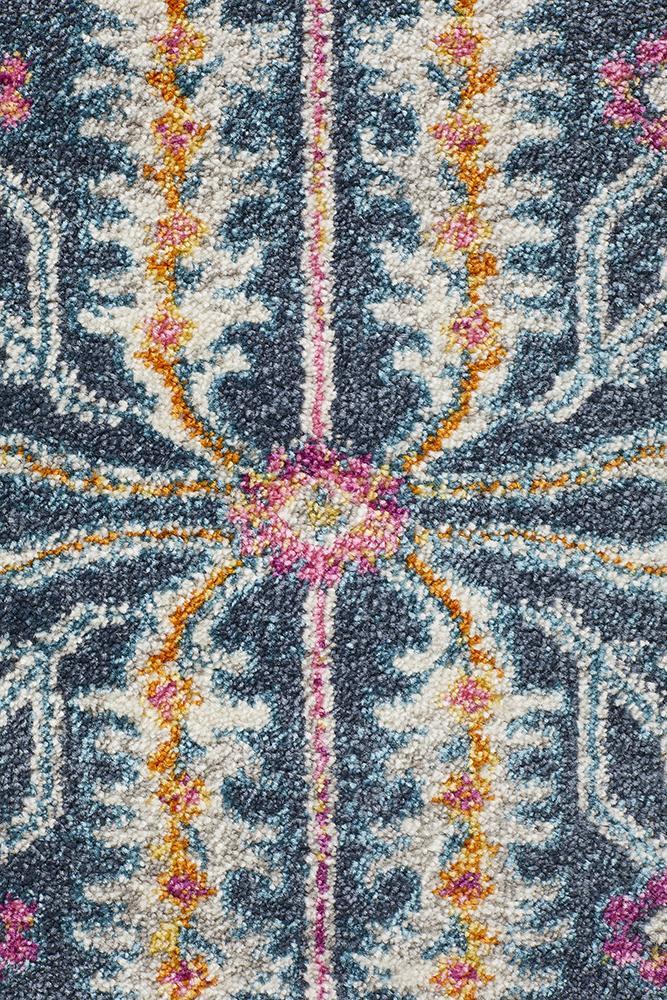 Babylon 209 Navy Round RugBLN-209-NAVY-150X150Rugtastic
