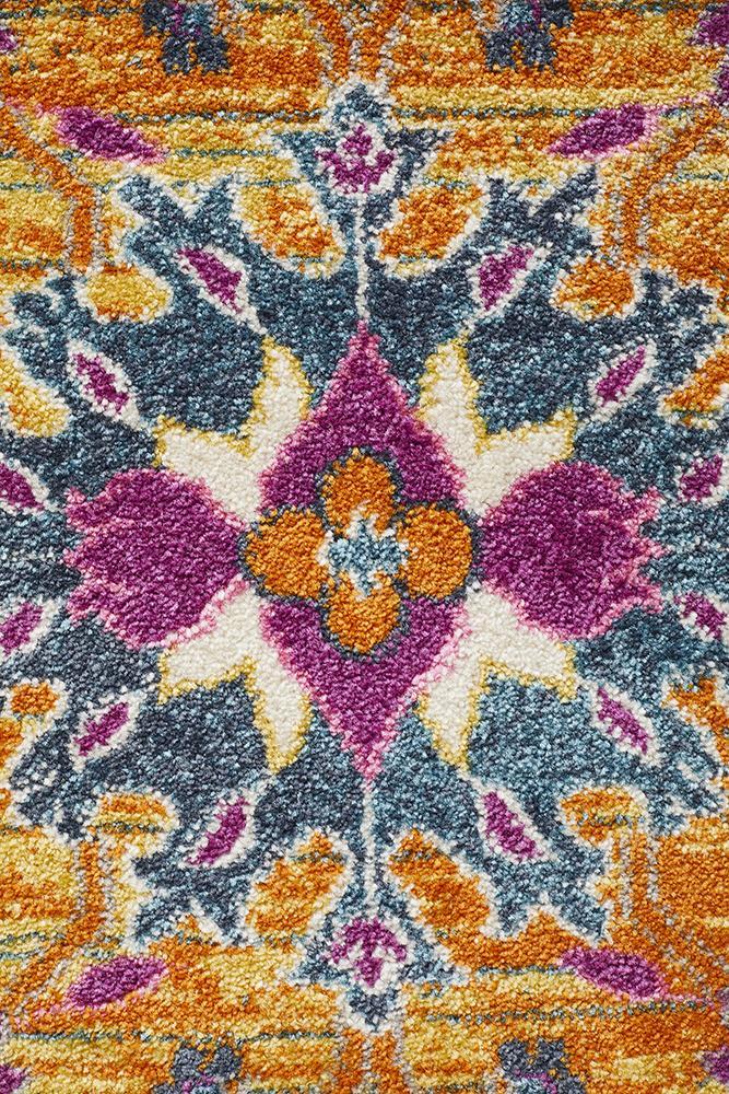 Babylon 210 Rust Round RugBLN-210-RUST-150X150Rugtastic