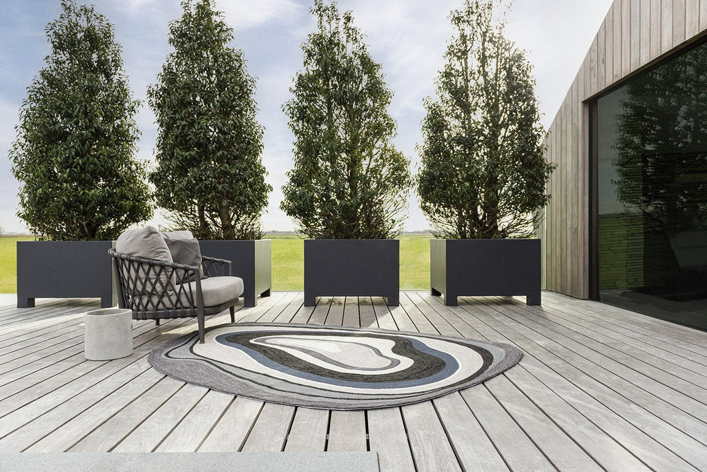 B&C Aura Grey Indoor Outdoor Rug 477304BC-AURA-477304-200X140Rugtastic