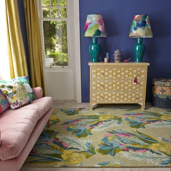 Bluebellgray Jungle 18307BC-BBG-18307-200X140Rugtastic