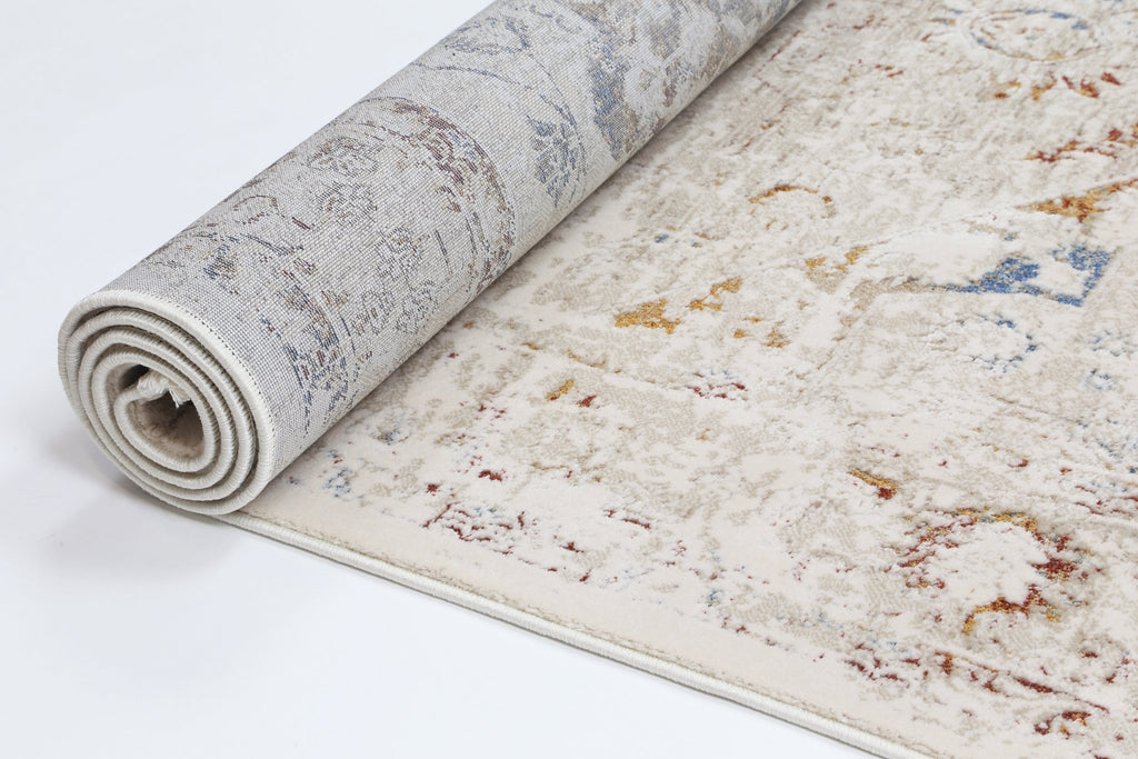 Bohan Classic Vintage Beige Multi RugBOHE16009BMULRugtastic