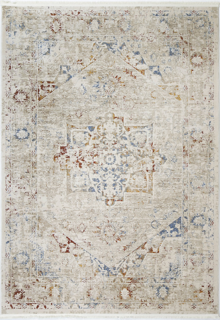 Bohan Classic Vintage Beige Multi RugBOHE16009BMULRugtastic