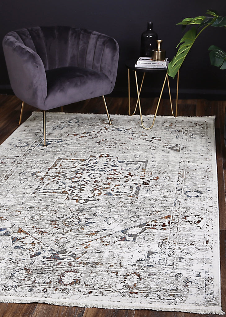 Bohan Classic Vintage Grey Multi RugBOHE16009GMULRugtastic