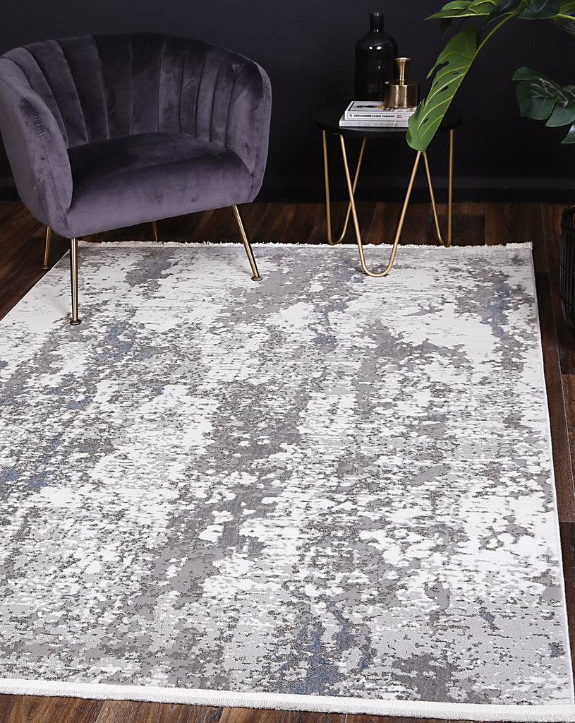 Bohan One Modern Grey Blue RugBOHE16001GBLURugtastic