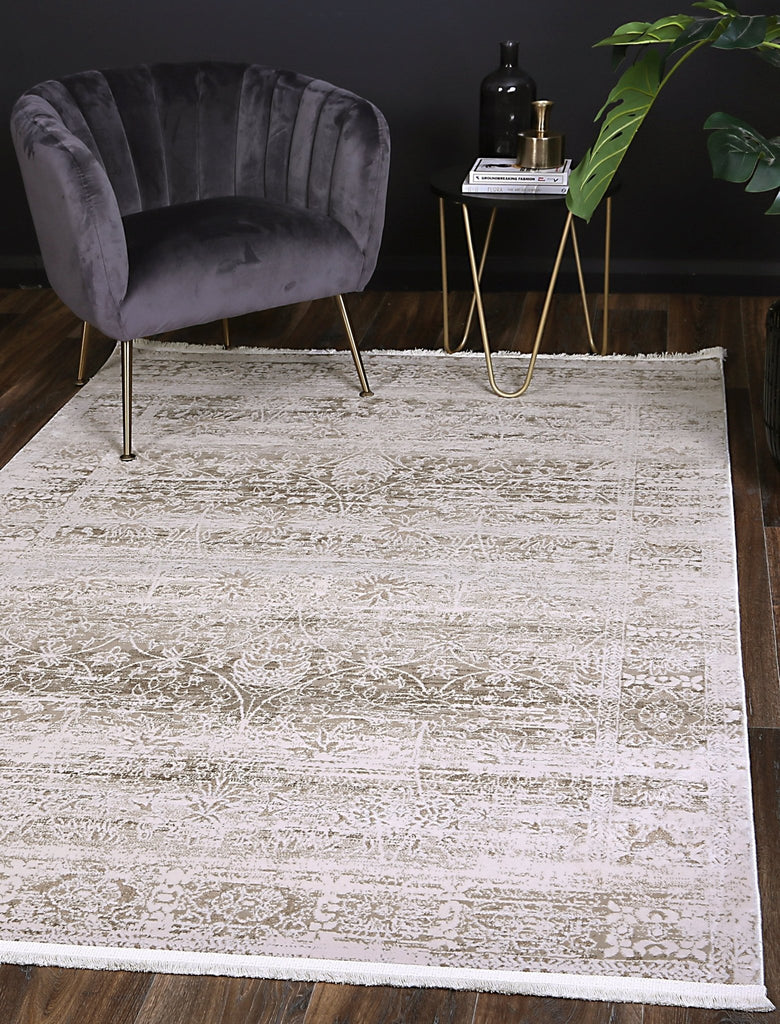 Bohan Solid Beige Modern RugBOHE16002BEIGRugtastic