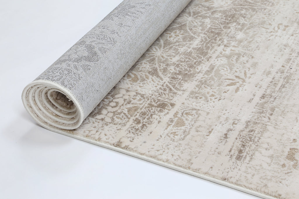 Bohan Solid Beige Modern RugBOHE16002BEIGRugtastic
