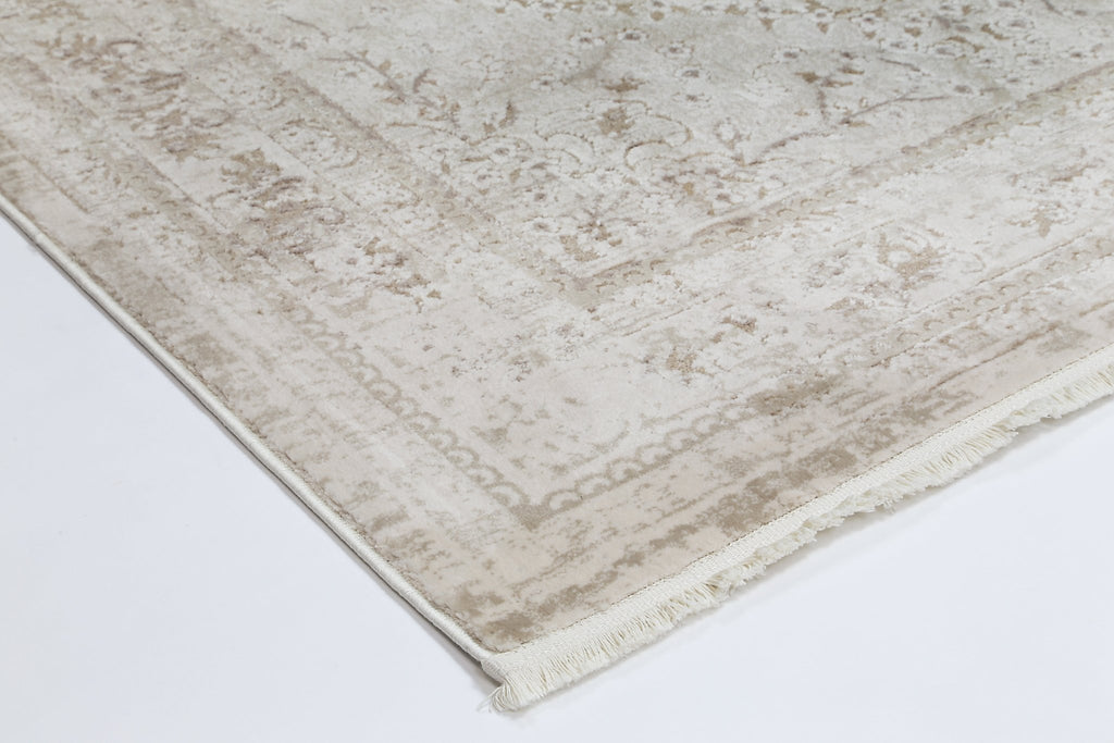 Bohan Vintage Medalion Beige RugBOHE16008BEIGRugtastic