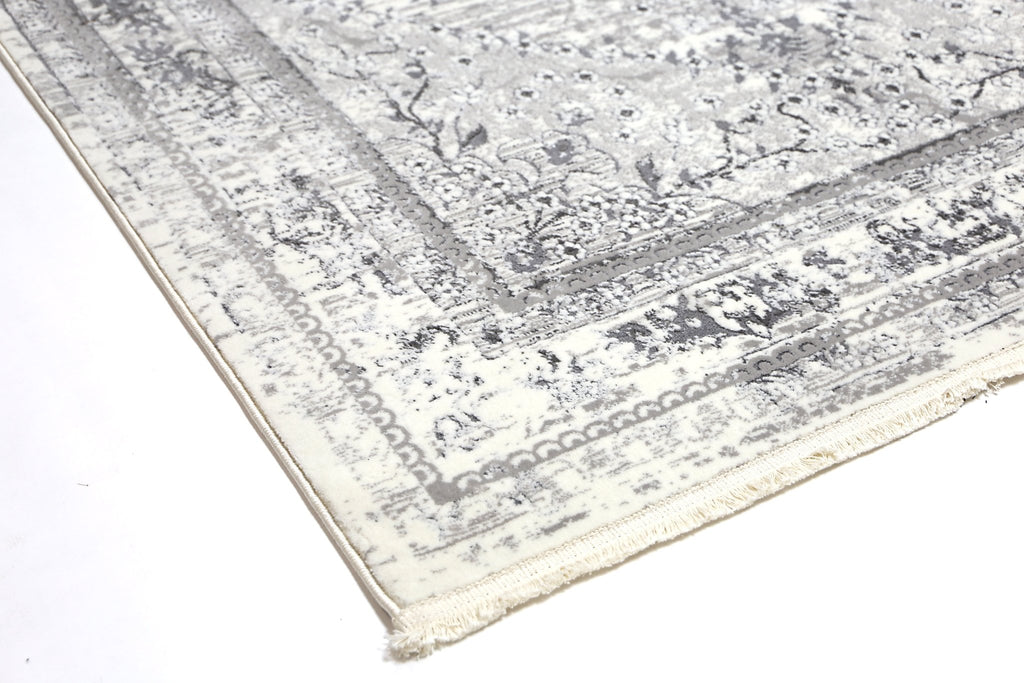 Bohan Vintage Medalion Grey RugBOHE16008GREYRugtastic