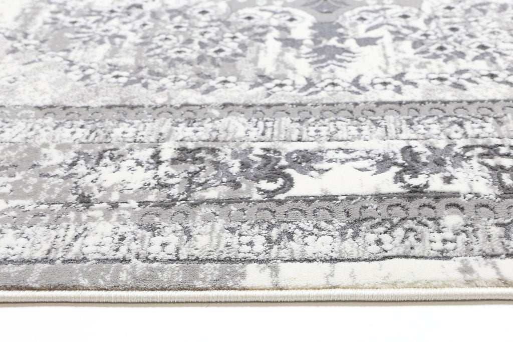 Bohan Vintage Medalion Grey RugBOHE16008GREYRugtastic