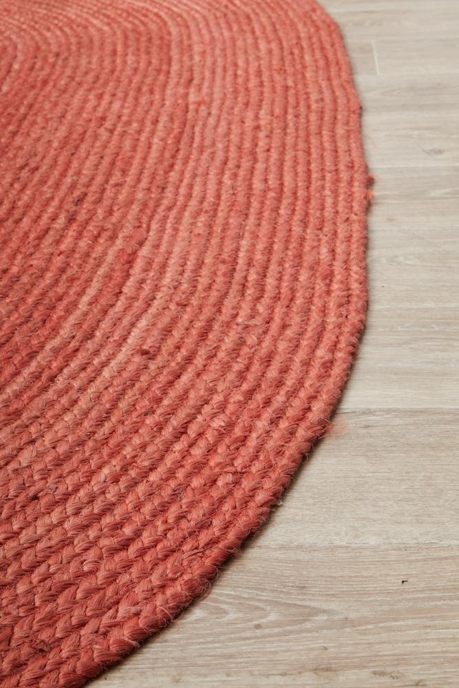 Bondi Terracotta Oval RugBDI-TER-OVL-220X150Rugtastic