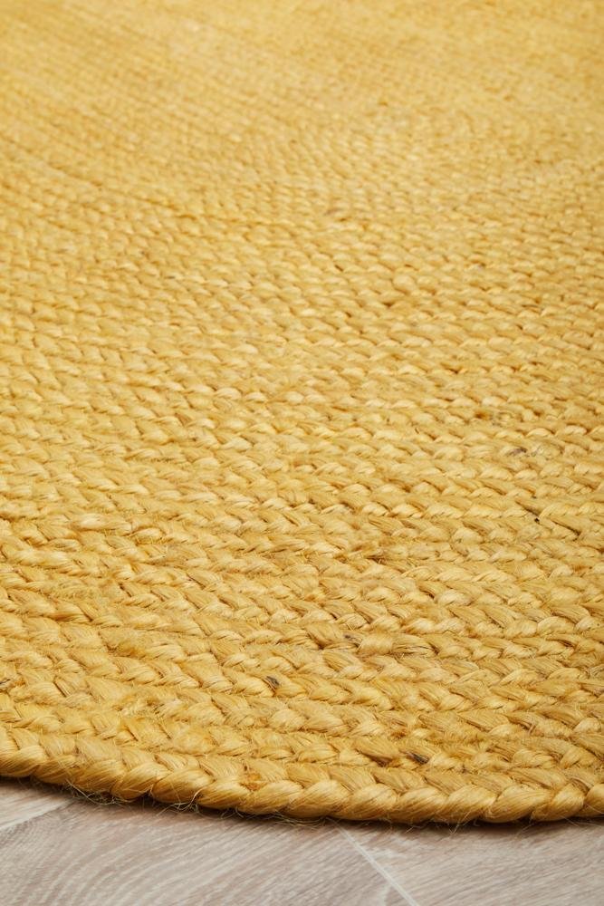 Bondi Yellow Oval RugBDI-YEL-OVL-220X150Rugtastic
