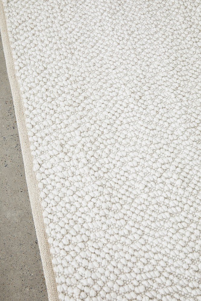 Boucle White RugBOUCLE-WHT-225X155Rugtastic