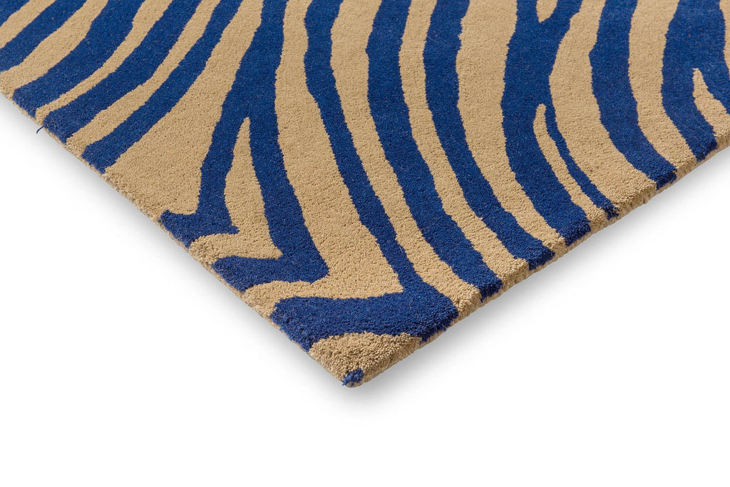 Brink & Campman Decor Groove Electric Blue 097708 RugBC-DEC-097708-200X140Rugtastic