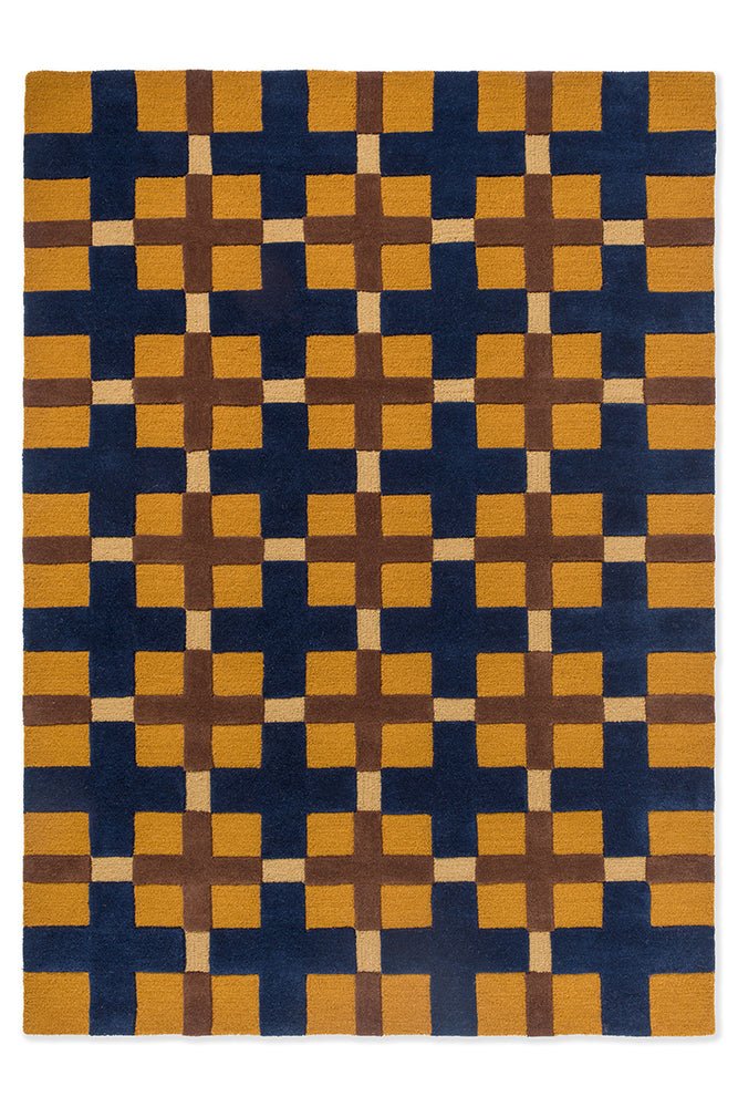 Brink & Campman Decor Milano Golden Ochre 097806 RugBC-DEC-097806-200X140Rugtastic