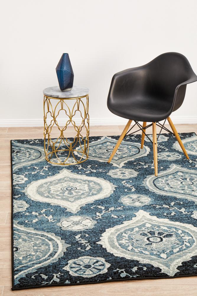 Calypso Modern Rug 6103 NavyCAL-6103-NAV-230X160Rugtastic