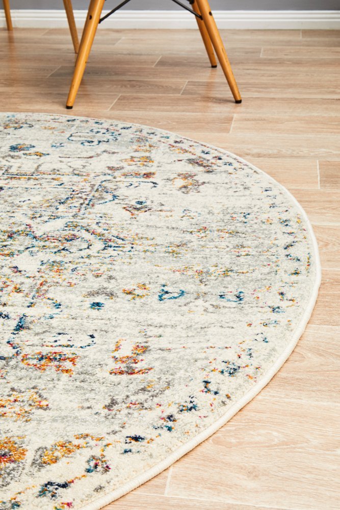 Century 911 Silver Rust Round RugCEN-911-SILV-150X150Rugtastic