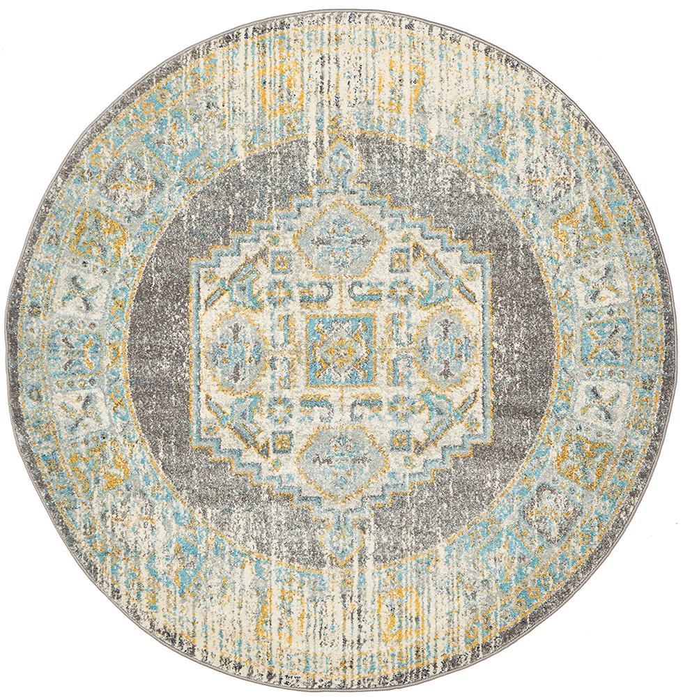 Century 944 Grey Round RugCEN-944-GREY-150X150Rugtastic
