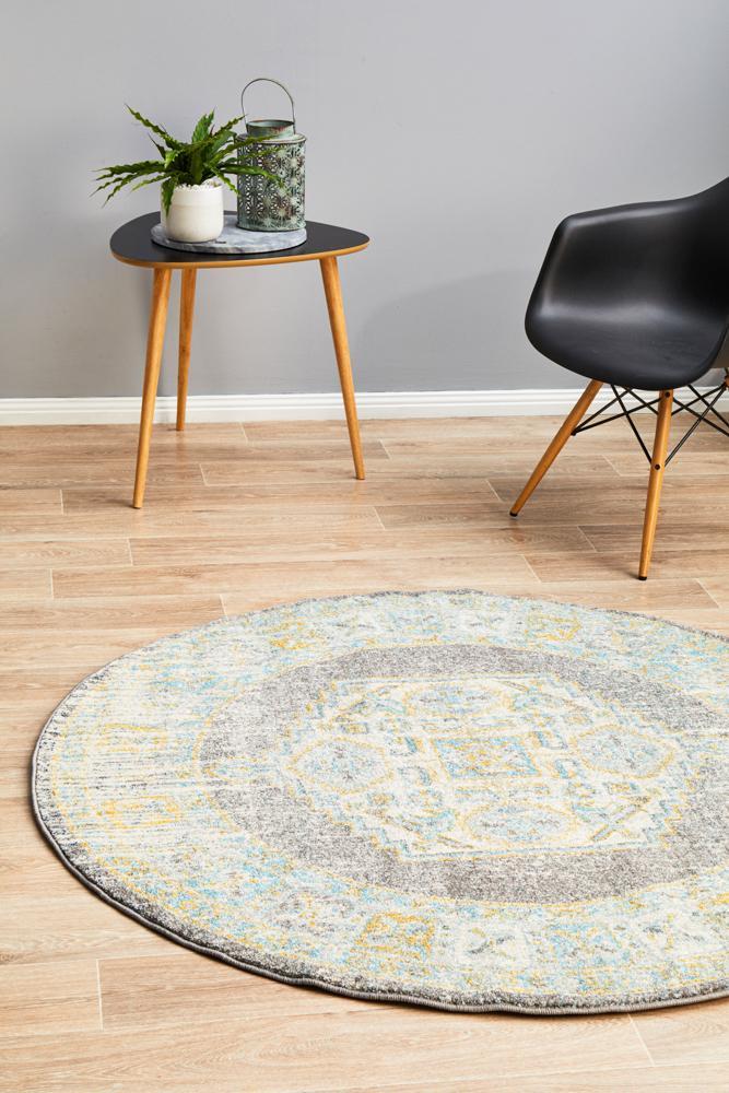 Century 944 Grey Round RugCEN-944-GREY-150X150Rugtastic