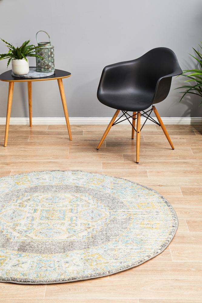 Century 944 Grey Round RugCEN-944-GREY-150X150Rugtastic