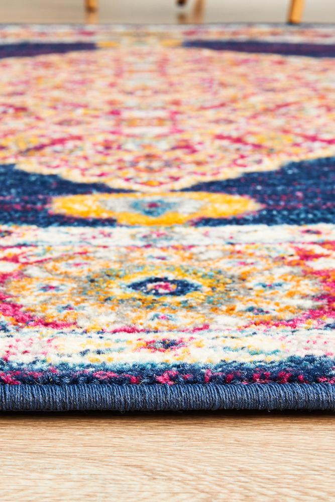 Century 966 Royal Blue Round RugCEN-966-ROYL-150X150Rugtastic