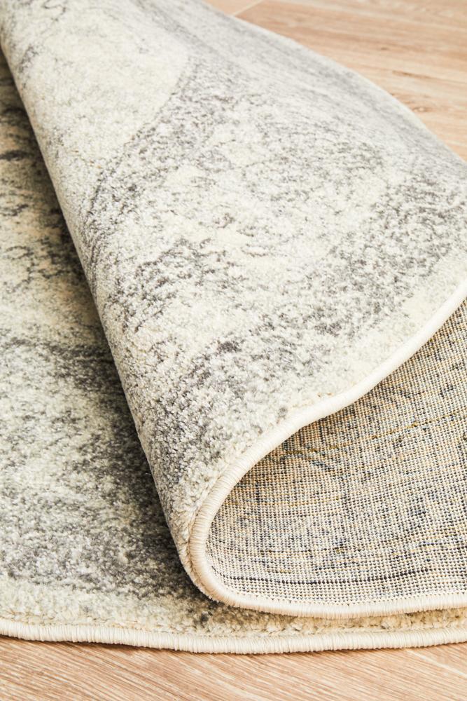 Century 977 Silver Round RugCEN-977-SILV-150X150Rugtastic