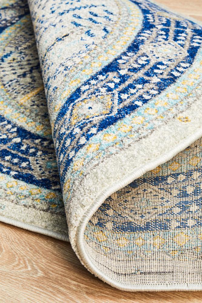 Century 988 Blue Round RugCEN-988-BLUE-150X150Rugtastic