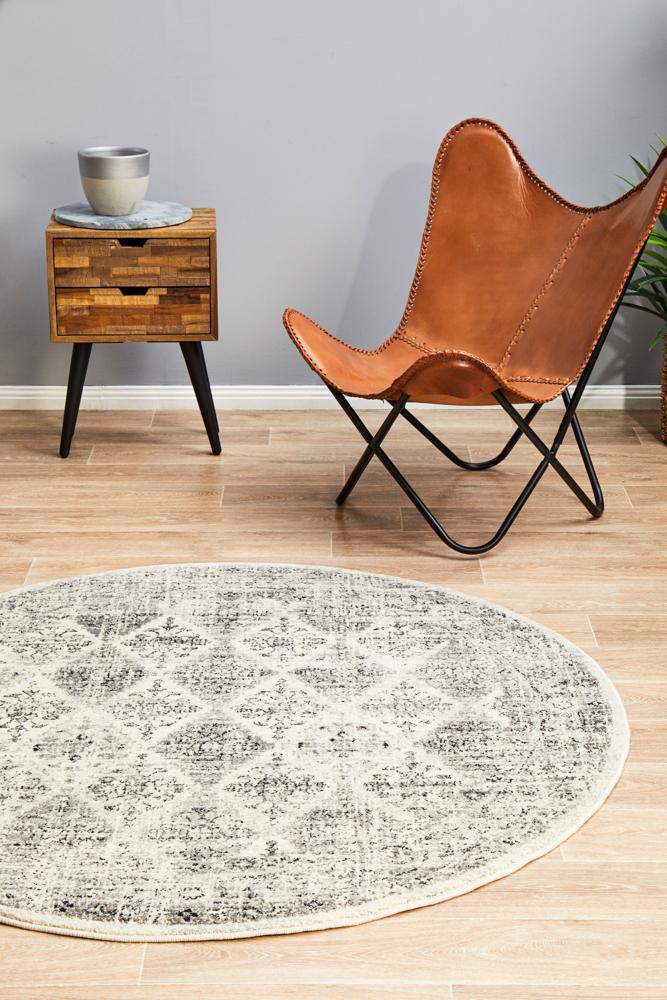 Century 999 Grey Round RugCEN-999-GREY-150X150Rugtastic