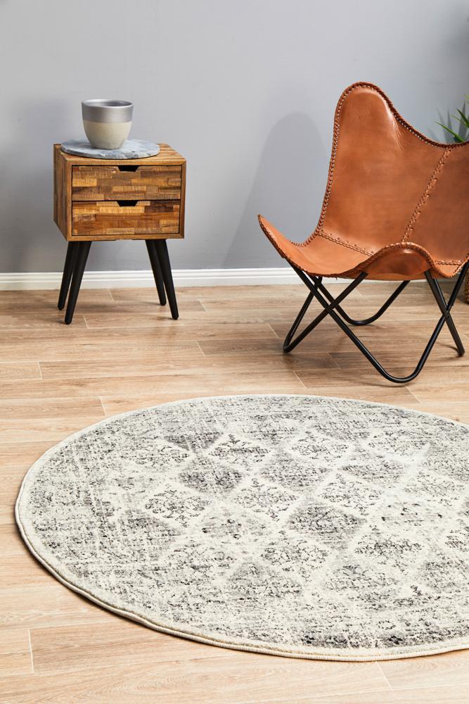 Century 999 Grey Round RugCEN-999-GREY-150X150Rugtastic