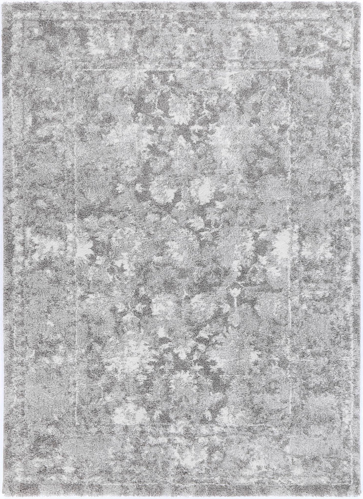 Centro Grey Floral RugCENT12006Rugtastic