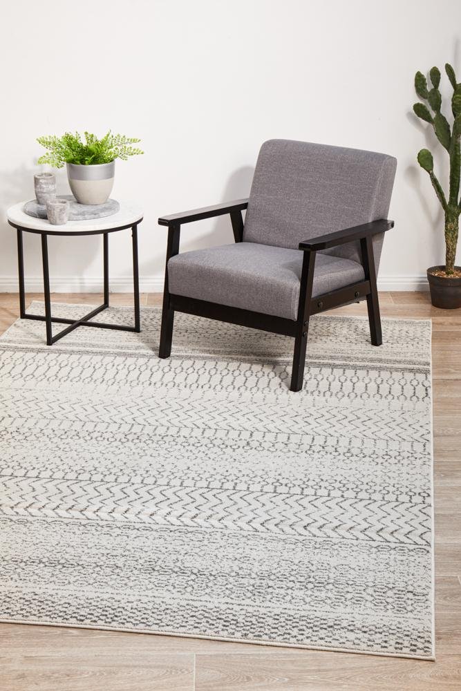 Chrome Harper Silver RugCRO-HPR-SIL-230X160Rugtastic