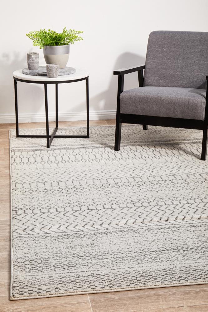 Chrome Harper Silver RugCRO-HPR-SIL-230X160Rugtastic