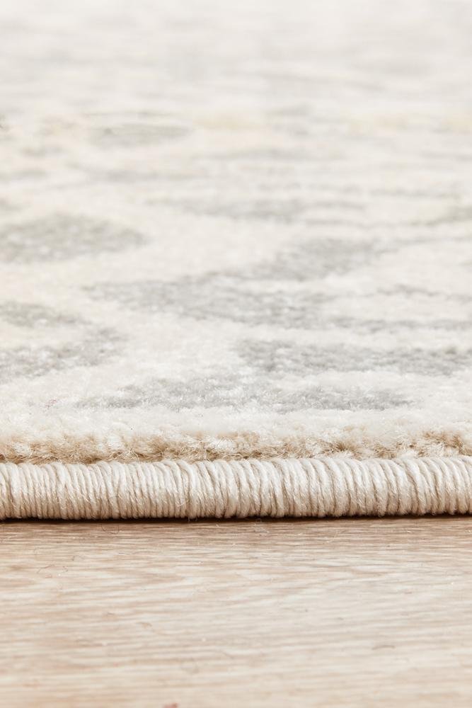 Chrome Lydia Silver Round RugCRO-LYD-SIL-150X150Rugtastic