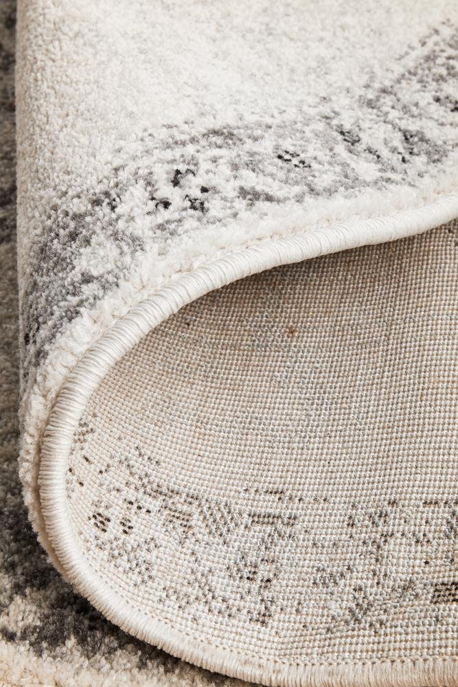 Chrome Rita Silver Round RugCRO-RIT-SIL-150X150Rugtastic