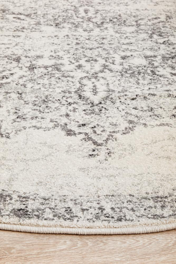 Chrome Rita Silver Round RugCRO-RIT-SIL-150X150Rugtastic