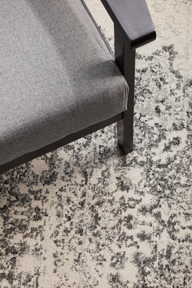 Chrome Rita Silver Round RugCRO-RIT-SIL-150X150Rugtastic